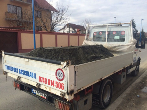 Transport nisip, pietris, piatra sparta, moloz beton